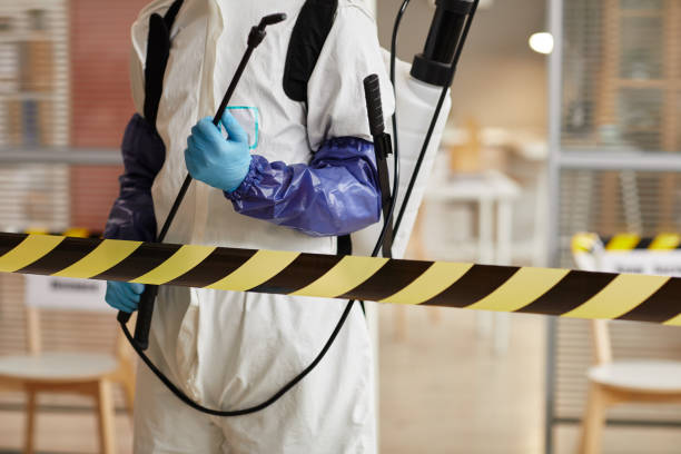 Professional Odor Removal technician working in Center Point, IA